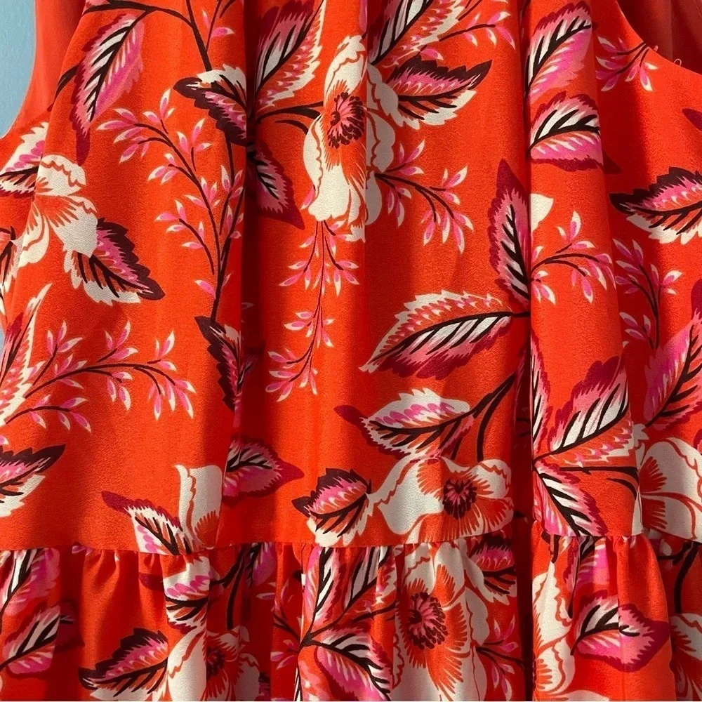 Eliza J high halter neck floral fit and flare Dress 18271 - Picture 4 of 11